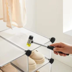 Songmics Schuhregal Für 16 Paar, Aus Kunststoff, 113 X 113 X 36cm, 16 Fächer, Transparent -Songmics Verkaufsgeschäft 017cd0a6a7f06245387a802625688659085d83c1 schuhregal songmics fuer 16 paar aus kunststoff