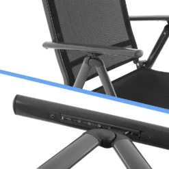 SONGMICS 4er-Set Klappbare Campingstühle, Gartenstühle, Klappstühle Mit Aluminiumgestell, 8-fach Verstellbare Rückenlehne, Max. 150 Kg Belastbar, Schwarz GCB30BK 11 SONGMICS 4er-Set Klappbare Campingstühle, Gartenstühle, Klappstühle Mit Aluminiumgestell, 8-fach Verstellbare Rückenlehne, Max. 150 Kg Belastbar, Schwarz GCB30BK -Songmics Verkaufsgeschäft 01bb58960f78563f673c49aee1565031