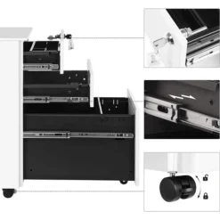 Songmics Rollcontainer OFC031W01, Metall, Weiß, Mit 2 Schüben Und Hängeregistratur, Abschließbar 11 Songmics Rollcontainer OFC031W01, Metall, Weiß, Mit 2 Schüben Und Hängeregistratur, Abschließbar -Songmics Verkaufsgeschäft 03ee8a87985d8e31ecec10fb9b806d137563faf9 rollcontainer songmics ofc031w01 metall weiss
