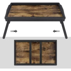 Songmics Tablett LLD106B01 Betttablett, 50 X 30cm, Bambus, Braun, Mit Füßen, Eckig -Songmics Verkaufsgeschäft 077c27ed698e8d08d8933475cd0590ac62b77781 tablett songmics lld106b01 betttablett 50 x 30cm