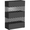Songmics Schirmständer LUC02BK, Schwarz, Höhe 41 Cm, Pulverbeschichtetes Metall