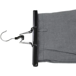 Songmics Kleiderbügel CRI07B-10, Aus Kunststoff, Hosenspanner, Schwarz, 10 Stück -Songmics Verkaufsgeschäft 0906fbdcd0c4147597bc724892331f209dc35464 kleiderbuegel songmics cri07b 10 aus kunststoff