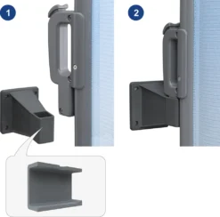 SONGMICS Wandhalterung Für Seitenmarkisen, Wandhalter, Auszugsfixierung, Grau GSA005 -Songmics Verkaufsgeschäft 1514aef4df23802f81d4a686658d84bd