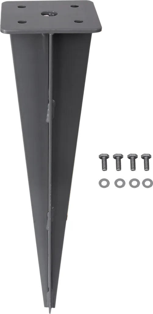 SONGMICS Erdanker, Bodenhalterung Für Standpfosten Von Seitenmarkisen, Bodenanker, Erdnagel, Nur Für SONGMICS Seitenmarkisen Mit Alu-Standpfosten Geeignet, 11,5 X 11,5 X 46 Cm, Grau GSA001 1 SONGMICS Erdanker, Bodenhalterung Für Standpfosten Von Seitenmarkisen, Bodenanker, Erdnagel, Nur Für SONGMICS Seitenmarkisen Mit Alu-Standpfosten Geeignet, 11,5 X 11,5 X 46 Cm, Grau GSA001