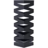Songmics Schirmständer LUC16B, Schwarz, Höhe 49 Cm, Pulverbeschichtetes Metall