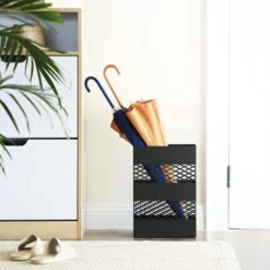 Songmics Schirmständer LUC02BK, Schwarz, Höhe 41 Cm, Pulverbeschichtetes Metall -Songmics Verkaufsgeschäft 16870f34c3dc00507a0b317f5b7e4142988c0e96 schirmstaender songmics luc02bk schwarz