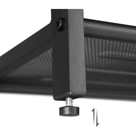 VASAGLE Schuhbank Mit 2 Gitterablagen, Schuhregal Mit Sitzfläche, Schuhablage Für Den Eingangsbereich, Flur, Metall, Industrie-Design, Vintage, Dunkelbraun Von SONGMICS LBS74X 4 VASAGLE Schuhbank Mit 2 Gitterablagen, Schuhregal Mit Sitzfläche, Schuhablage Für Den Eingangsbereich, Flur, Metall, Industrie-Design, Vintage, Dunkelbraun Von SONGMICS LBS74X - Image 4