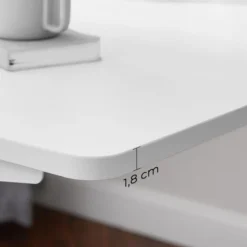 Songmics Tischplatte LDB002W01, Rechteckig, 140 X 70cm, Weiß -Songmics Verkaufsgeschäft 1ef35187e294c3149155dcad494bc424e37cad80 tischplatte songmics ldb002w01