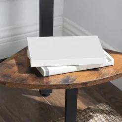 VASAGLE Eckregal, Bücherregal Mit 5 Ablagen Im Industrie-Design, Leiterregal Mit Metallrahmen, Fürs Wohnzimmer, Büro, Vintage Von SONGMICS LLS35X 8 VASAGLE Eckregal, Bücherregal Mit 5 Ablagen Im Industrie-Design, Leiterregal Mit Metallrahmen, Fürs Wohnzimmer, Büro, Vintage Von SONGMICS LLS35X -Songmics Verkaufsgeschäft 23627490 4