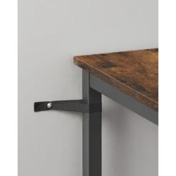 VASAGLE Stehtisch, Bartisch, Hoher Esstisch, Rednerpult Mit Stabilem Stahlgestell, Einfache Montage, Küche, Industriestil, Vintagebraun-schwarz Von SONGMICS LBT25X 9 VASAGLE Stehtisch, Bartisch, Hoher Esstisch, Rednerpult Mit Stabilem Stahlgestell, Einfache Montage, Küche, Industriestil, Vintagebraun-schwarz Von SONGMICS LBT25X -Songmics Verkaufsgeschäft 26877320 5