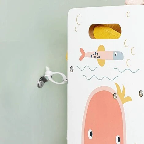 Songmics Spielzeugregal, Kinderzimmerregal Mit 12 Stoffboxen, Für Bücher Und Spielzeug, Spielzeug-Organizer, Kinderzimmer, Für Kinder, Multifunktional, Weiß GKRS04WT 4 Songmics Spielzeugregal, Kinderzimmerregal Mit 12 Stoffboxen, Für Bücher Und Spielzeug, Spielzeug-Organizer, Kinderzimmer, Für Kinder, Multifunktional, Weiß GKRS04WT - Image 4