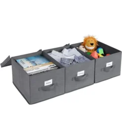 Songmics Aufbewahrungsbox RFB03G, 30 Liter, Mit Deckel, Stoff, Grau, 30 X 40 X 25 Cm, 3 Stück 15 Songmics Aufbewahrungsbox RFB03G, 30 Liter, Mit Deckel, Stoff, Grau, 30 X 40 X 25 Cm, 3 Stück -Songmics Verkaufsgeschäft 280823d7ea3e71f747ee286778c0b009e928f492 aufbewahrungsbox songmics rfb03g 30 liter