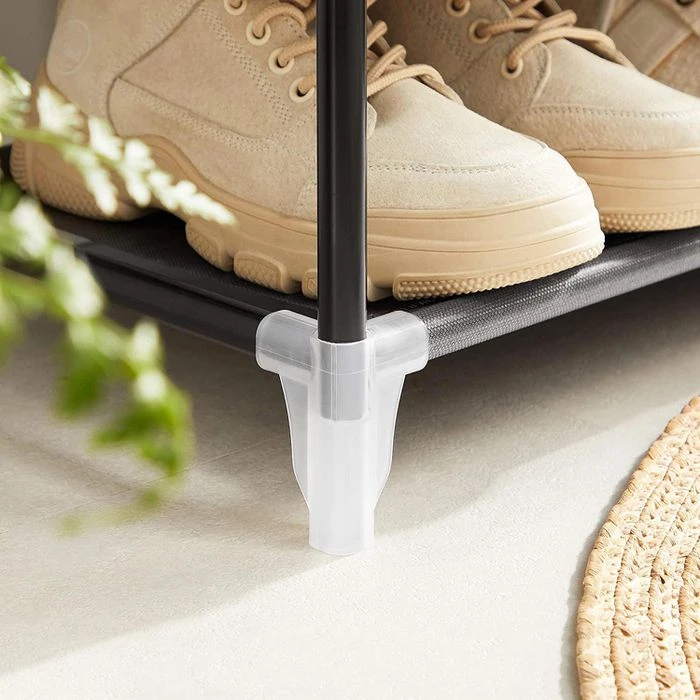 Songmics Schuhregal Für 50 Paar, Aus Metall, 100 X 175 X 29cm, 10 Etagen, Schwarz 5 Songmics Schuhregal Für 50 Paar, Aus Metall, 100 X 175 X 29cm, 10 Etagen, Schwarz - Image 5