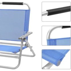 Songmics Klappstuhl GCB65BU, Metall/Stoff, Blau, Bis 150 Kg -Songmics Verkaufsgeschäft 306bf457e62c03c16b379633242a6d2925b564e1 klappstuhl songmics gcb65bu