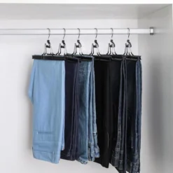 Songmics Kleiderbügel CRI07B-10, Aus Kunststoff, Hosenspanner, Schwarz, 10 Stück -Songmics Verkaufsgeschäft 370244b06ece560da6b3dfc1c5cc71ee256452c8 kleiderbuegel songmics cri07b 10 aus kunststoff