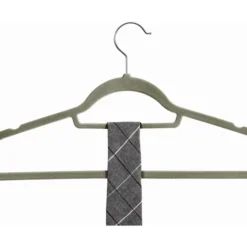 Songmics Kleiderbügel CRF20V, Mit Samt, Aus Kunststoff, Grau, 20 Stück -Songmics Verkaufsgeschäft 38cddb8fe8cfee777dc5aa6cabe56d2252c40fe0 kleiderbuegel songmics crf20v mit samt