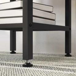 VASAGLE Bartisch, Stehtisch, 110 X 40 X 90 Cm, Mit Halterungen Für Weingläser Und Flaschen, Küchentisch, Für Wohnzimmer, Küche, Industrie-Design, Vintagebraun-schwarz Von SONGMICS LBT013B01 -Songmics Verkaufsgeschäft 39504207 4