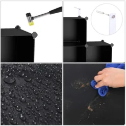 Songmics Schuhregal Für 16 Paar, Aus Kunststoff, 123 X 123 X 31cm, 16 Fächer, Schwarz -Songmics Verkaufsgeschäft 4a36b3649e06fdf23d2dc06cce64ff15189f4887 schuhregal songmics fuer 16 paar aus kunststoff