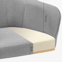 Songmics Bürostuhl OBG019G02, Grau, Stoff, Belastbar Bis 120 Kg 12 Songmics Bürostuhl OBG019G02, Grau, Stoff, Belastbar Bis 120 Kg -Songmics Verkaufsgeschäft 4a915b3ce01f24e3f268ae4435e47c3121ff1994 buerostuhl songmics obg019g02