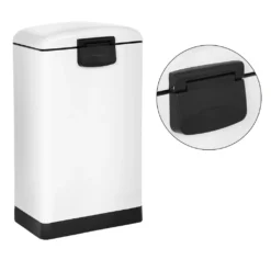SONGMICS Mülleimer 30L Treteimer Weiß Edelstahl Für Küche Inneneimer Abfallbehälter Müllbehälter LTB01W -Songmics Verkaufsgeschäft 4ee5fe608f566448a741a4dd2ab3285d