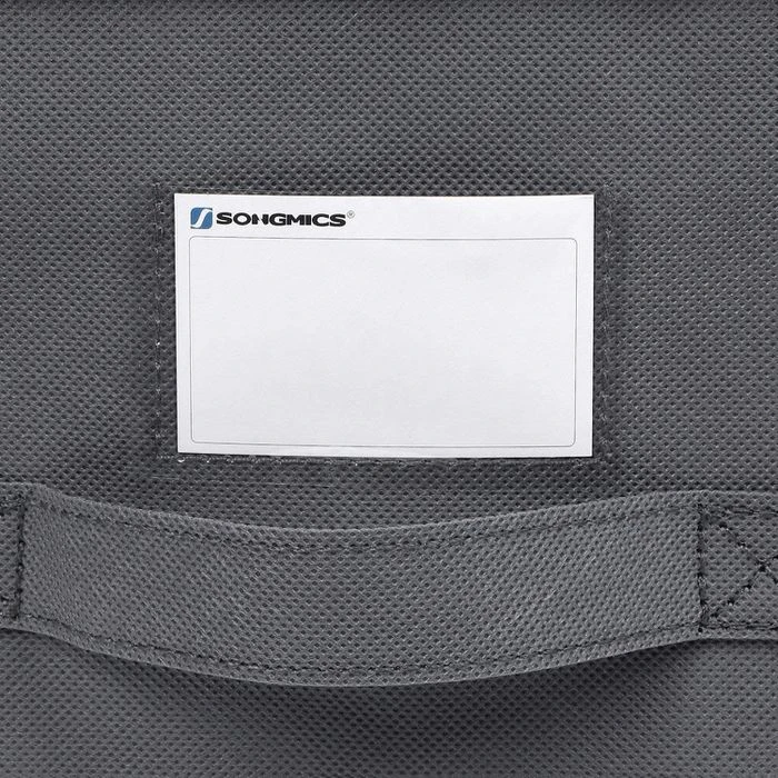 Songmics Aufbewahrungsbox RFB03G, 30 Liter, Mit Deckel, Stoff, Grau, 30 X 40 X 25 Cm, 3 Stück 4 Songmics Aufbewahrungsbox RFB03G, 30 Liter, Mit Deckel, Stoff, Grau, 30 X 40 X 25 Cm, 3 Stück - Image 4