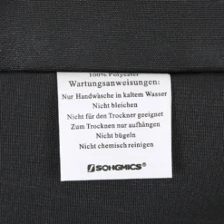SONGMICS Wäschekorb Mit 3 Abnehmbaren Stofftaschen, 3 X 44 Liter, Wäschesortierer Wäschesammler, Schwarz LSF003B -Songmics Verkaufsgeschäft 522488e1299b88dffb915649b241a0b0