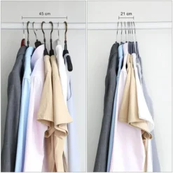 Songmics Kleiderbügel CRF100VX, Mit Samt, Aus Kunststoff, Hellgrau, 100 Stück -Songmics Verkaufsgeschäft 6de286c696d9d2a42bc34ccb32ec5cfdb0bf4166 kleiderbuegel songmics crf100vx mit samt