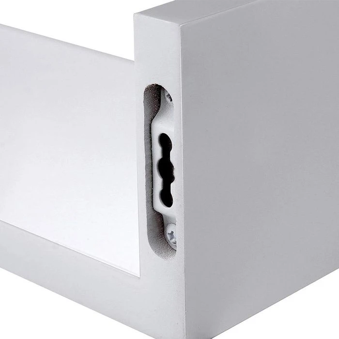 Songmics Wandregal LWS40WT, Weiß, 3-teilig, 40cm / 35cm / 30cm, Aus Holz 4 Songmics Wandregal LWS40WT, Weiß, 3-teilig, 40cm / 35cm / 30cm, Aus Holz - Image 4