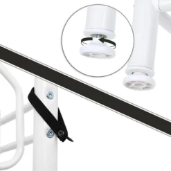 Songmics Garderobenständer HSR04W, Mit 18 Haken, Metall, Weiß -Songmics Verkaufsgeschäft 701fd12a2aa4dfb7d6e02d2e969b60ccfa5351d7 garderobenstaender songmics hsr04w