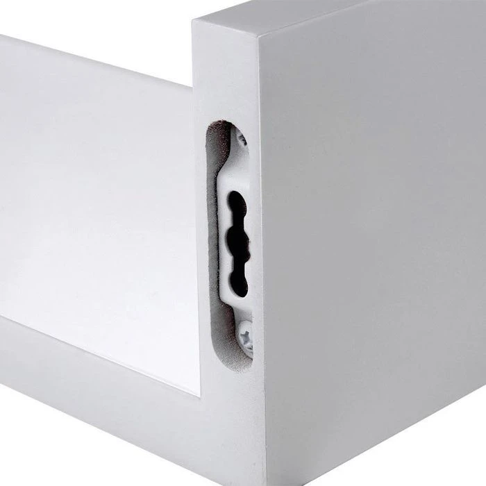 Songmics Wandregal LWS66W, Weiß, 3-teilig, 60cm / 45cm / 30cm, Aus Holz 4 Songmics Wandregal LWS66W, Weiß, 3-teilig, 60cm / 45cm / 30cm, Aus Holz - Image 4