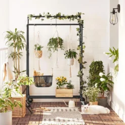 Songmics Garderobenständer HSR60B, Bis 110 Kg, Mit Rollen, Metall, Schwarz 15 Songmics Garderobenständer HSR60B, Bis 110 Kg, Mit Rollen, Metall, Schwarz -Songmics Verkaufsgeschäft 7359847900f0ea3b99f35f35b11a644406afa8ee garderobenstaender songmics hsr60b bis 110 kg