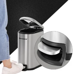 SONGMICS Mülleimer 10L Edelstahl Mit Softclose Abfalleimer Inneneimer Kosmetikeimer Badezimmer LTB10NL -Songmics Verkaufsgeschäft 783acffc679b71b0ea656b58da1beda7