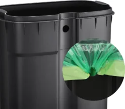 SONGMICS Mülleimer, 30 L Abfalleimer Mit Pedal, Treteimer Mit Inneneimer Aus Kunststoff, Für Die Küche, Klappdeckel, Softclose, Geruchsdicht Und Hygienisch, Schwarz LTB03BK -Songmics Verkaufsgeschäft 7ddc3a2cdfe8664cdbc7c05e7fc63295