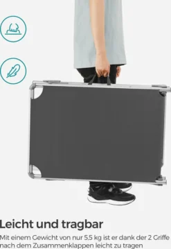 SONGMICS Sonnenliege, Klappbarer Liegestuhl, 193 X 55 X 31 Cm, Max. Belastbarkeit 150 Kg, Mit Sonnenschutz, Verstellbare Rückenlehne, Für Terrasse Pool Garten, Rauchgrau GCB19GYV1 -Songmics Verkaufsgeschäft 8961864a8d3871eb7be654125789bdc8