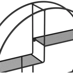 Songmics Wandregal LFS01BK, Schwarz, Schwarz, 3 Böden, 55 Cm (Ø), Aus Metall -Songmics Verkaufsgeschäft 8a332052c5965d417c933d27441213112c25a699 wandregal songmics lfs01bk schwarz