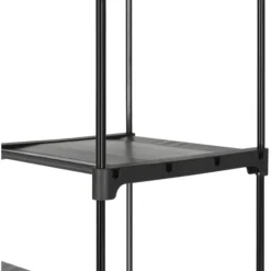 Songmics Stoffschrank RYG02BK, Schwarz, 140 X 174 X 43cm, Mit 2 Kleiderstangen -Songmics Verkaufsgeschäft 8b1ad6c376bea9d622549a4d27ebd701cd46e6f5 stoffschrank songmics ryg02bk schwarz