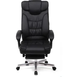 Songmics Chefsessel OBG75B, Schwarz, Kunstleder,Fußstütze,Kopfstütze,bis 150kg -Songmics Verkaufsgeschäft 8bc95ce350300d4940fdd4b9abb08346216e17fc chefsessel songmics obg75b