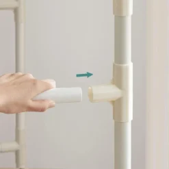 Songmics Garderobenständer RDR02WT, Bis 70 Kg, Mit 2 Kleiderstangen Und 2 Ablagen, Metall, Weiß -Songmics Verkaufsgeschäft 8ed35725ab1c8cb10e5096cb990b914791b893fe garderobenstaender songmics rdr02wt bis 70 kg