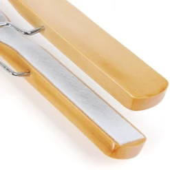 Songmics Kleiderbügel CRW007-12, Aus Holz, Hosenspanner, Natur, 12 Stück -Songmics Verkaufsgeschäft 9098b3f06433fb4916799304b5b499b5973bfd47 kleiderbuegel songmics crw007 12 aus holz