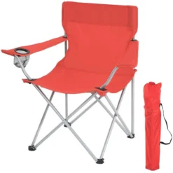 Songmics Klappstuhl GCB01RD, Faltbar, 2 Stück, Metall/Stoff, Rot, Bis 120 Kg -Songmics Verkaufsgeschäft 9688786a364d756792c2696439e1217106e8a360 klappstuhl songmics gcb01rd faltbar 2 stueck