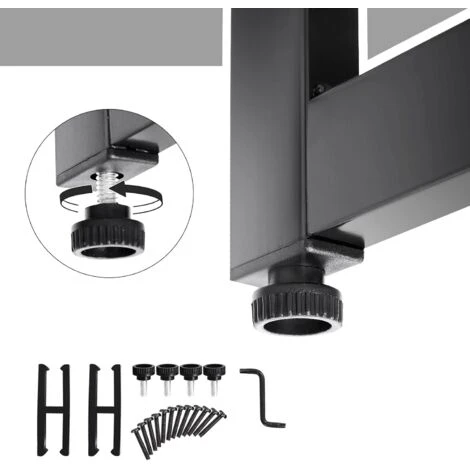 Songmics Erweiterbares Schuhregal Aus Metallgewebe Mit 5 Ebenen Für 15-20 Paar Schuhe, Schuhständer Für Flur, 74 X 104 X 30.7cm (B X H X T), Schwarz LMR005B 4 Songmics Erweiterbares Schuhregal Aus Metallgewebe Mit 5 Ebenen Für 15-20 Paar Schuhe, Schuhständer Für Flur, 74 X 104 X 30.7cm (B X H X T), Schwarz LMR005B - Image 4