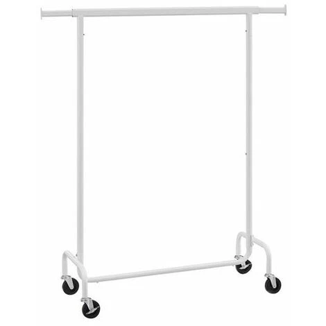 SONGMICS Kleiderständer, Garderobenständer Auf Rollen, Aus Metall 1 SONGMICS Kleiderständer, Garderobenständer Auf Rollen, Aus Metall