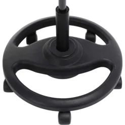 Songmics Drehhocker OSC06BK, Stoff, Mit Rollen, Schwarz -Songmics Verkaufsgeschäft 9bcb0108b4fd079aa1997b379fe66f434656e531 drehhocker songmics osc06bk