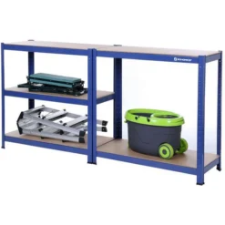 Songmics Schwerlastregal GLR30Q, Blau, 75 X 150 X 30cm, 130kg / Boden, Steckregal, 5 Holzböden -Songmics Verkaufsgeschäft 9e6889530f3dbb7a469e5ca47d091d1f3b50ccd2 schwerlastregal songmics blau 75 x 150 x 30cm