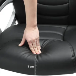 Songmics OBG21B Chefsessel, Kunstleder Schwarz, Bis 150 Kg, Mit Armlehnen 7 Songmics OBG21B Chefsessel, Kunstleder Schwarz, Bis 150 Kg, Mit Armlehnen -Songmics Verkaufsgeschäft a10da63689a299d2f43fb9cbfb9d42530a333c43 chefsessel songmics obg21b