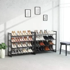 Songmics Schuhregal Für 32 Paar, Aus Metall, Stapelbar, 92,5 X 163,5 X 30,7cm, 8 Etagen Schwarz 15 Songmics Schuhregal Für 32 Paar, Aus Metall, Stapelbar, 92,5 X 163,5 X 30,7cm, 8 Etagen Schwarz -Songmics Verkaufsgeschäft a53eba31b4880c294897f75b46632646ed7e92e6 schuhregal songmics fuer 32 paar aus metall
