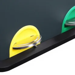 SONGMICS Mülleimer 30 Liter, Mülltrennung, 2 X 15 Liter, Abfalleimer, Treteimer Mit Inneneimern, Farbigen Pedalen, Mülltrennsystem Für Die Küche, Rauchgrau-schwarz LTB30G 11 SONGMICS Mülleimer 30 Liter, Mülltrennung, 2 X 15 Liter, Abfalleimer, Treteimer Mit Inneneimern, Farbigen Pedalen, Mülltrennsystem Für Die Küche, Rauchgrau-schwarz LTB30G -Songmics Verkaufsgeschäft a70737322f2a5d535bacf61552efe162