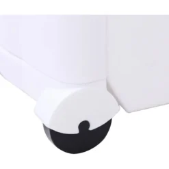 Songmics Küchenwagen KTR03W, Mit Rollen, Nischenregal, Weiß, 55 X 72,5 X 12,7cm, Kunststoff 13 Songmics Küchenwagen KTR03W, Mit Rollen, Nischenregal, Weiß, 55 X 72,5 X 12,7cm, Kunststoff -Songmics Verkaufsgeschäft adf384cad5c5d0ec6a84a093e885671b75f42bb5 kuechenwagen songmics ktr03w mit rollen