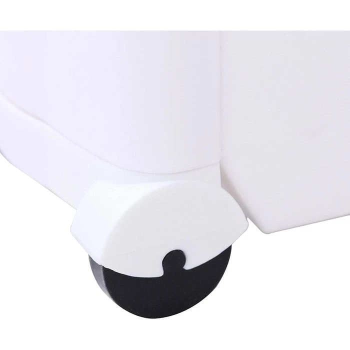 Songmics Küchenwagen KTR03W, Mit Rollen, Nischenregal, Weiß, 55 X 72,5 X 12,7cm, Kunststoff 6 Songmics Küchenwagen KTR03W, Mit Rollen, Nischenregal, Weiß, 55 X 72,5 X 12,7cm, Kunststoff - Image 6