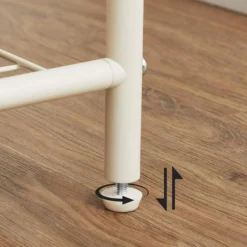 Songmics Garderobenständer HSR07W, Mit Schuhablage, Metall, Weiß 15 Songmics Garderobenständer HSR07W, Mit Schuhablage, Metall, Weiß -Songmics Verkaufsgeschäft afc0848dc8e1d623c654f7cd8817b543d51b2d1a garderobenstaender songmics hsr07w